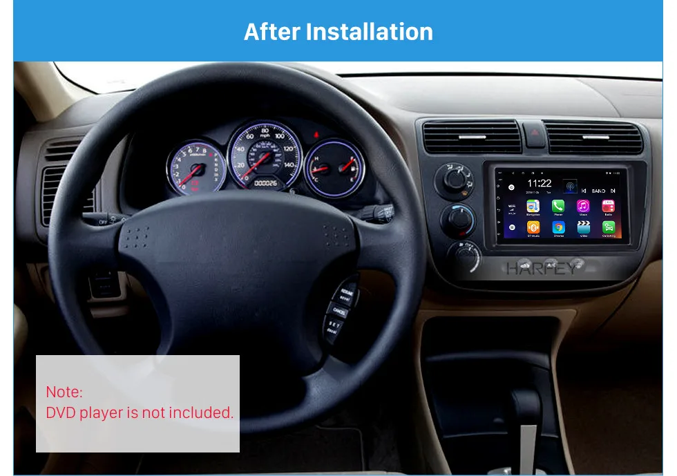2din Car Radio Fascia Frame Trim Kit 