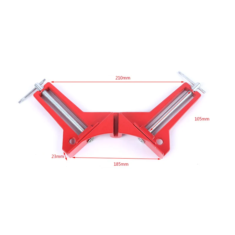 Mainpoint 4 дюйма Многофункциональный 90 градусов правый угловой зажим рамка для фотографий угловой зажим 100 мм зажимы для соединения под углом 45 градусов угловой держатель ручные инструменты