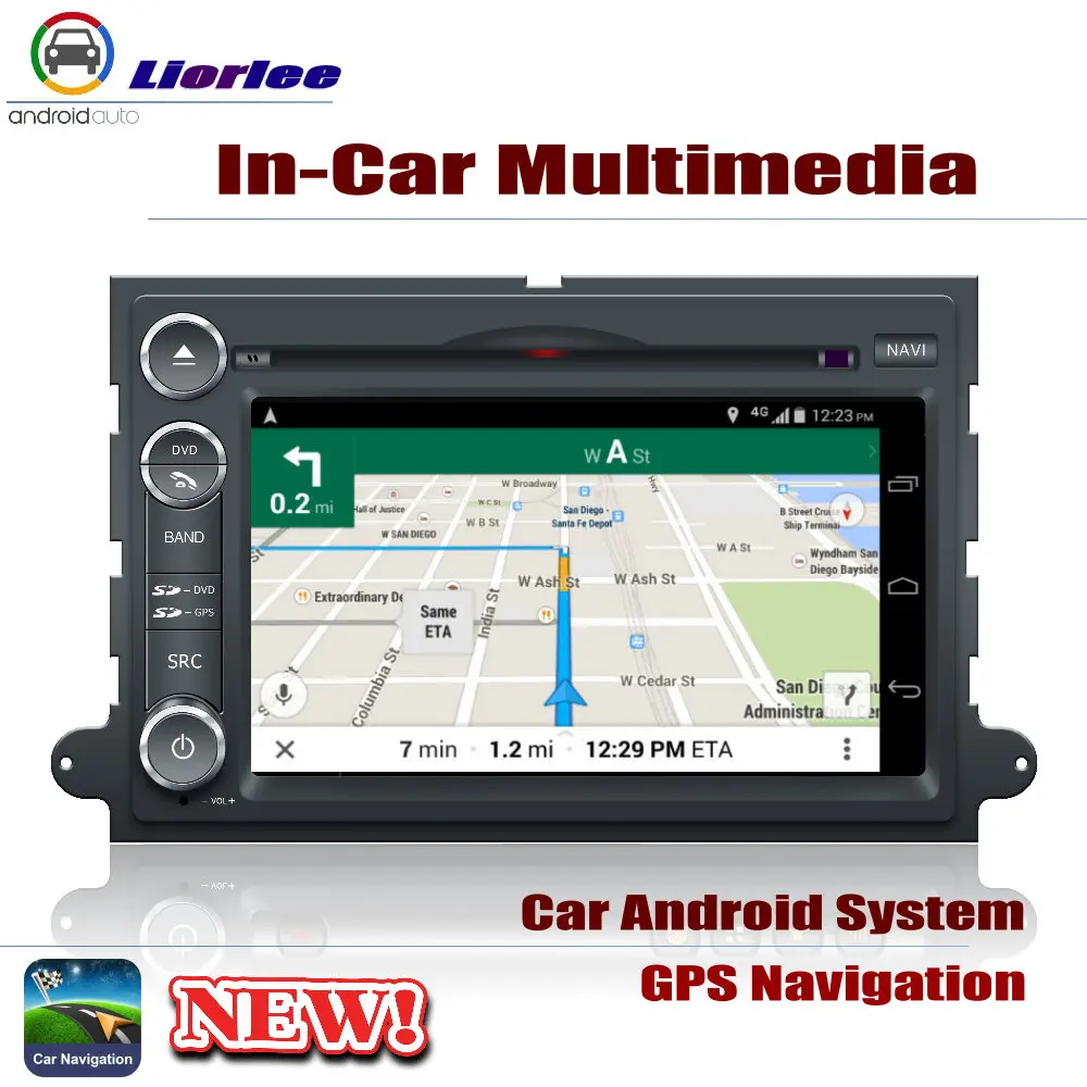 Для Ford Fusion 2006~ 2009 Автомобильный Android плеер радио gps навигационная система аудио видео в тире мультимедиа головное устройство