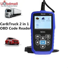 Neueste Auto Lkw 2 in 1 Auto Diagnose-Tool Automotive Scanner NL102 Diesel Heavy Duty Engine Analyzer mit Batterie Tester