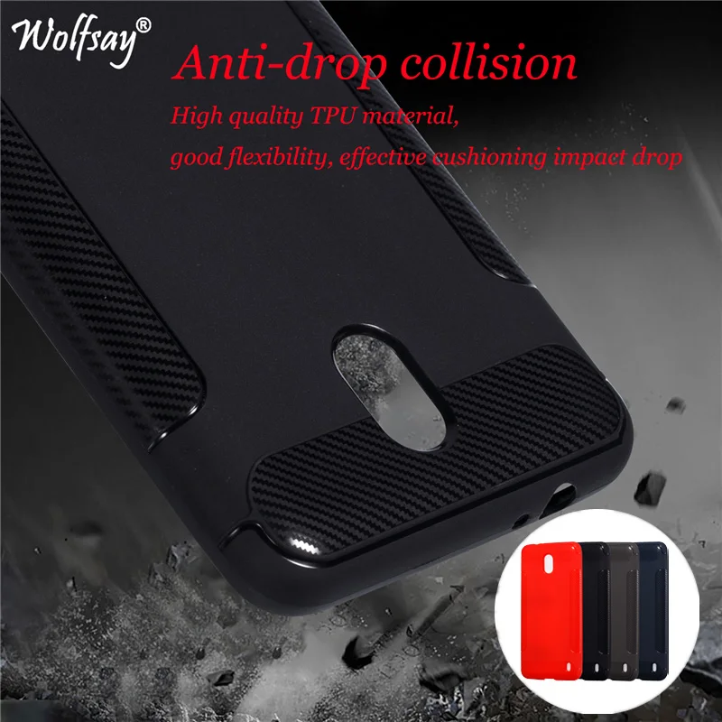 

Wolfsay Fiber Wing TPU Phone Cases For Nokia 2 Case Soft Silicone Back Cover for Nokia 2 TA-1029 TA-1035 Coque Bumper 5.0