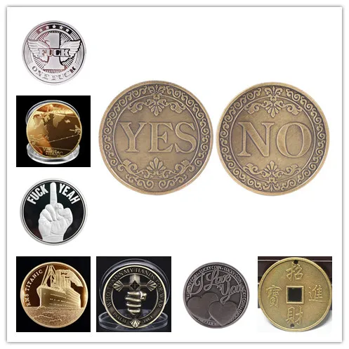 1Pc Lucky Chinese Lucky Coin Chinese Feng Shui Fortune And Other Style Commemorative Collectibles Hot Sale