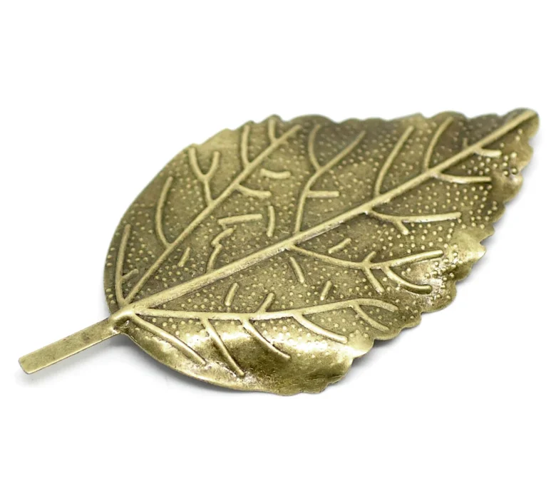 DoreenBeads 30 шт. Φ Leaf с бронзовой филигранью под старину 6 6x3 3 см (2 5/8 дюйма фурнитура