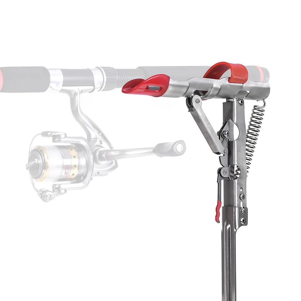 

Automatic Fishing Rod Mount Double Spring Angle Pole Fish Pole Bracket Standard 453g Carp Fishing Tackle Anti-Rust Steel