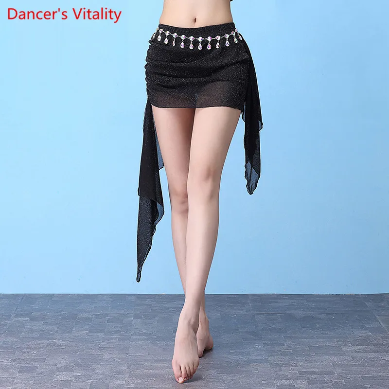 

Women Dance Clothes Belly Dance Suits Hip Belts Practice Wrapped Short Skirts for Women Thigh Scarf For Dancing