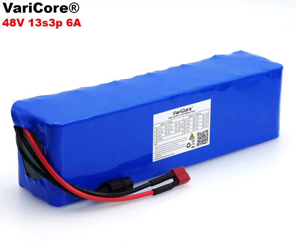 VariCore 48 в 6 Ач 13s3p аккумулятор высокой мощности 18650 электрический мотоцикл сделай