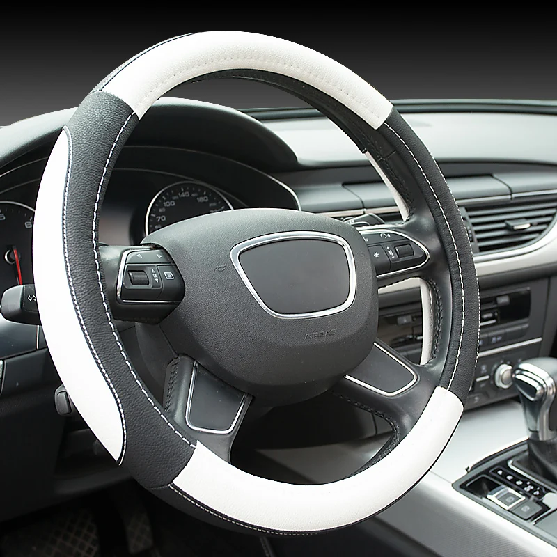

2016 New Adicolo Four Elegant Luxury Car Steering Wheel Cover Four Trend Odorless Sets 38cm
