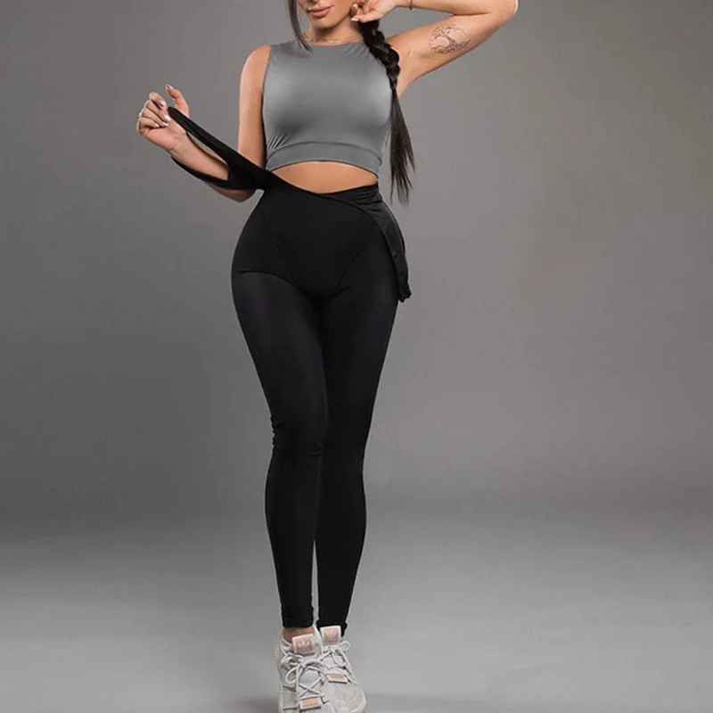 GXQIL Yoga Sport Jumpsuit 2019 Sports Wear for Women Workout Clothes Dry Fit Gym Woman Sportswear Blue Black Fitness Overalls S