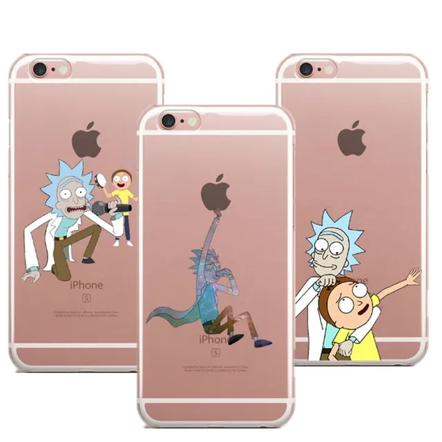 Funny Cartoon Comic Meme Rick And Morty Soft silicon TPU