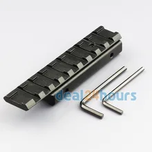 Ласточкин хвост, морской дракон Пикатинни адаптер 11 мм до 20 мм тактический прицел расширение крепление