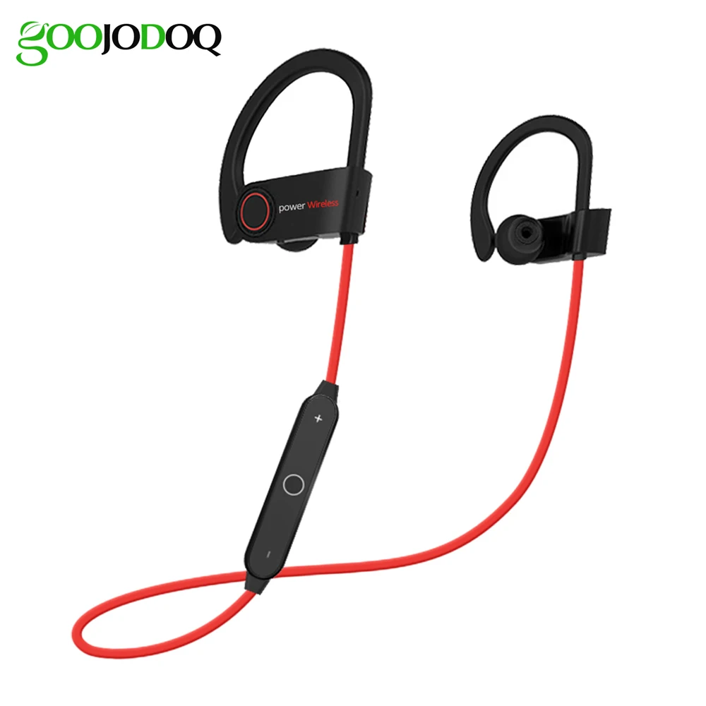 Беспроводные спортивные стереонаушники Bluetooth 4 2 Hi Fi бас музыка с микрофоном для