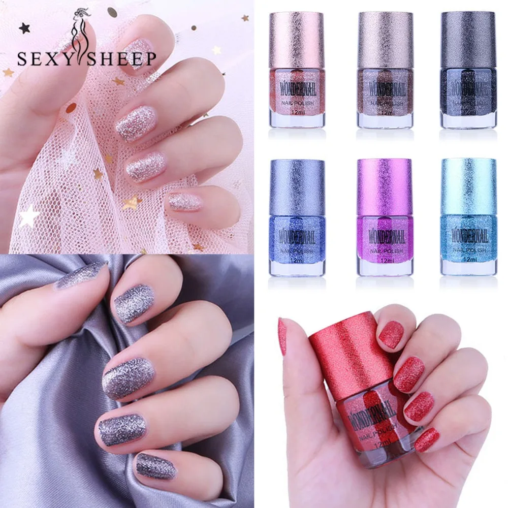 

Oily Waterproof Quick-drying Smoothie Nail Polish Long-lasting Non-fading Non-peelable Gold Sand Nail Polish Nail Art Varnish