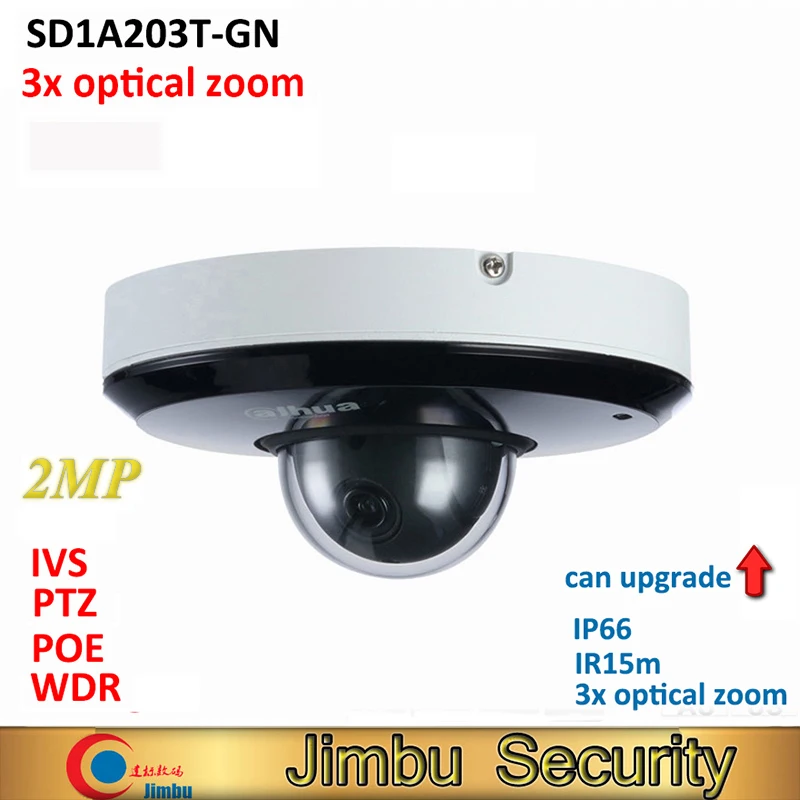 Сетевой видеорегистратор Dahua 2MP PTZ IP Камера SD1A203T GN Micro sd карты камеры