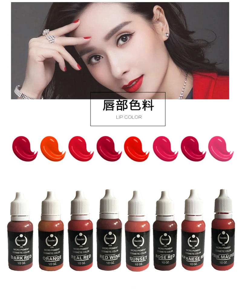 

Free Shipping 23pcs Biotouch Tattoo Ink Permanent Makeup Eyebrow Eyeliner Pigment Used For Manual Pen or Permanent Makeup Machin