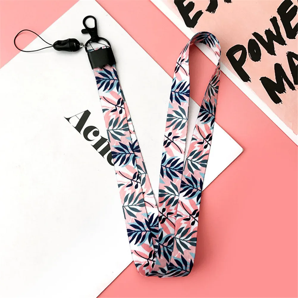 

1pc Neck Strap Lanyards for keys ID Card Gym Mobile Phone Straps USB badge Holder DIY Phone Hang Rope Lanyard