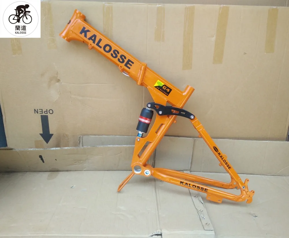 Best Kaloss DIY colors  bicycle parts  Folding  Fat bike frame  snow bike frame  26*17 inch ,  26*4.0 inch   Beach bike   frame 7
