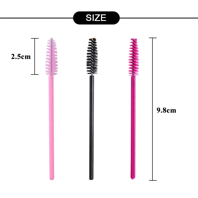GLAMLASH 50 шт одноразовая щеточка для ресниц Чистящая наращивания инструменты