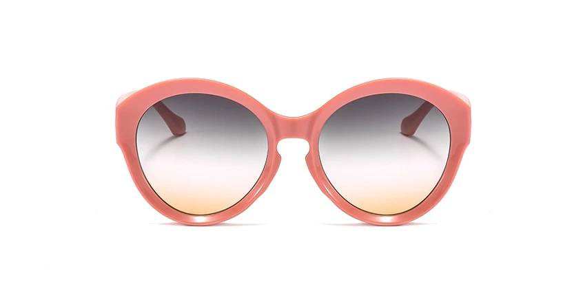 Круглые ретро солнцезащитные очки "кошачий глаз" для мужчин и женщин, модные очки UV400, винтажные очки 47246