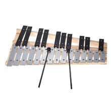 Обучающий музыкальный инструмент Glockenspiel Xylophone 25 Note, ударный инструмент, Подарочный инструмент с сумкой для переноски