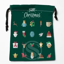 TF& 142 Новая Рождественская елка#! 21 пользовательский напечатанный получить мешок степень сжатия сумки drawstring сумки размер 18X22 см#812# 142WM