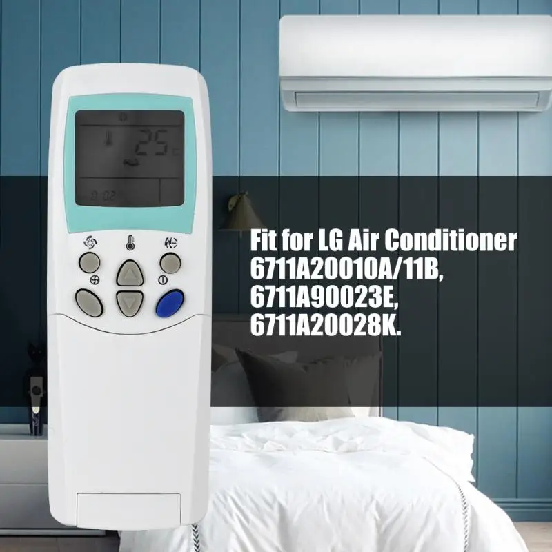 

ABS LCD Display Remote Controller Replacement for LG 6711A20010A 6711A90023E Air Conditioner