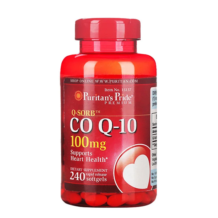 

Free Shipping Q-SORB CO Q-10 100 mg supports heart health 240 pcs
