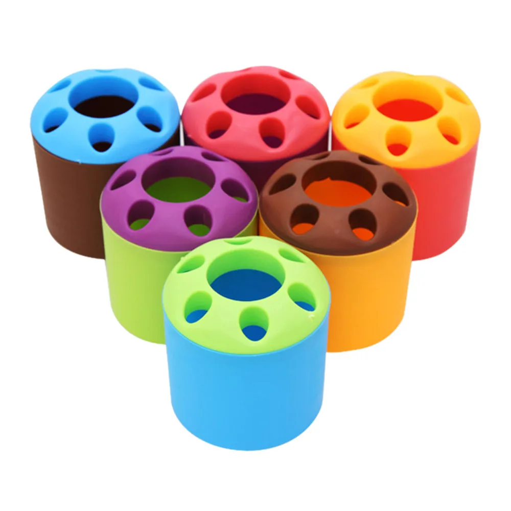 

Fashion Creative Cute Multifunction Toothbrush Wall Suction Bathroom Sets Cartoon Sucker Toothbrush Holder Bathroom Sets