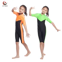 Мусульманские купальники для девочек; ислам; детские цельные купальники с короткими рукавами; арабский ислам; пляжная одежда; купальные костюмы; Буркини