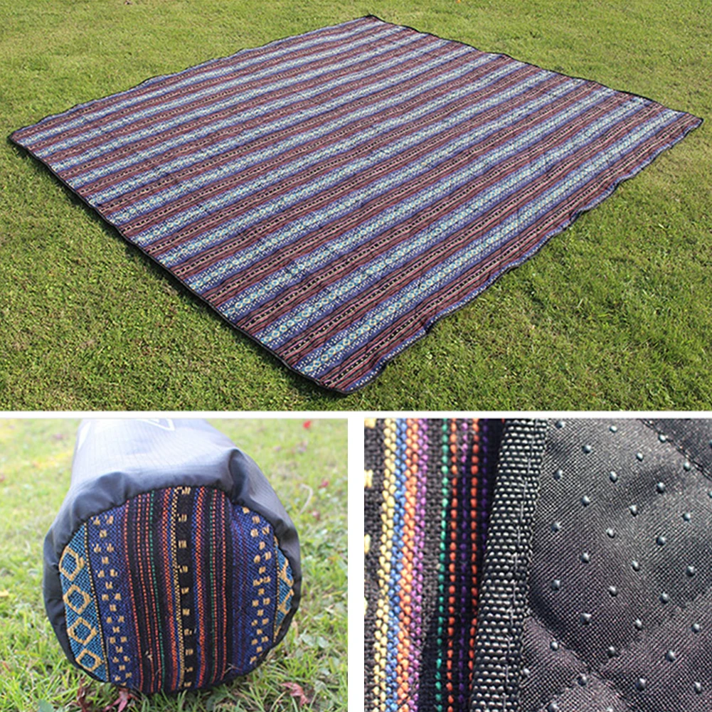 عائلة كبيرة فراش للتنزه التخييم حصيرة الشاطئ البساط السفر للماء سميكة