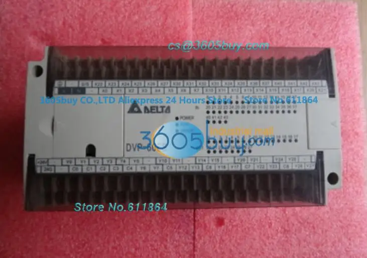

Delta programmer plc dvp60es00r2 controller 100-240VAC 36DI 24DO industry use 90 days warranty
