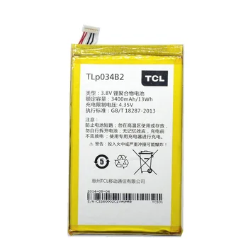

Original High quality TLP034B2 battery For ALCATEL one touch pop s9 hero n3 a995l tcl y910 y910t phone+track code