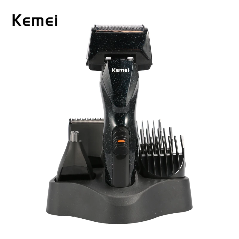 Kemei-5890 Men Electric Shaver Razor Male Shaving Machine Nose Trimmer Rechargeable Multifunction Beard Shaver Face Care Machine