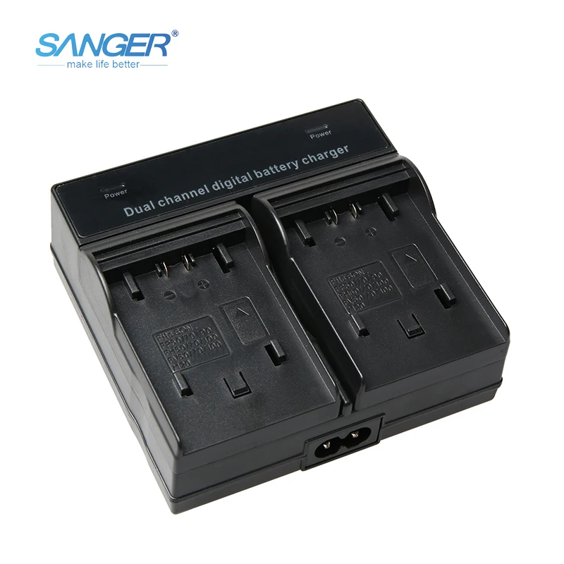 

SANGER Dual Channel Quick Digital Battery Charger for Sony NP-FV50 FV70 FV100 FP50 FP70 FP90 NP-FH70 NP-FH50 NP-FH100 NP-FV120