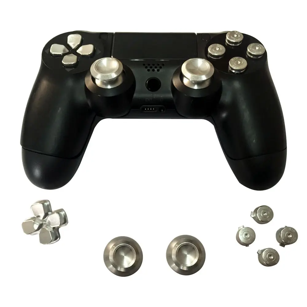 

OURSTEAM Aluminum Gold Game Machine Metal Bullet Buttons For Play Station 4 Video Game