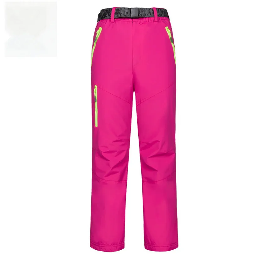 Autumn Winter Children Outdoor Pants Fleece Trousers Russian Winter Snow Kids Girls Boys Windproof Waterproof Ski Pants