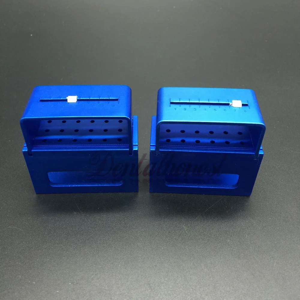 2pcs Dental Files Bur Polisher Drill Autoclavable Endo Holder Block with Ruler | Красота и здоровье
