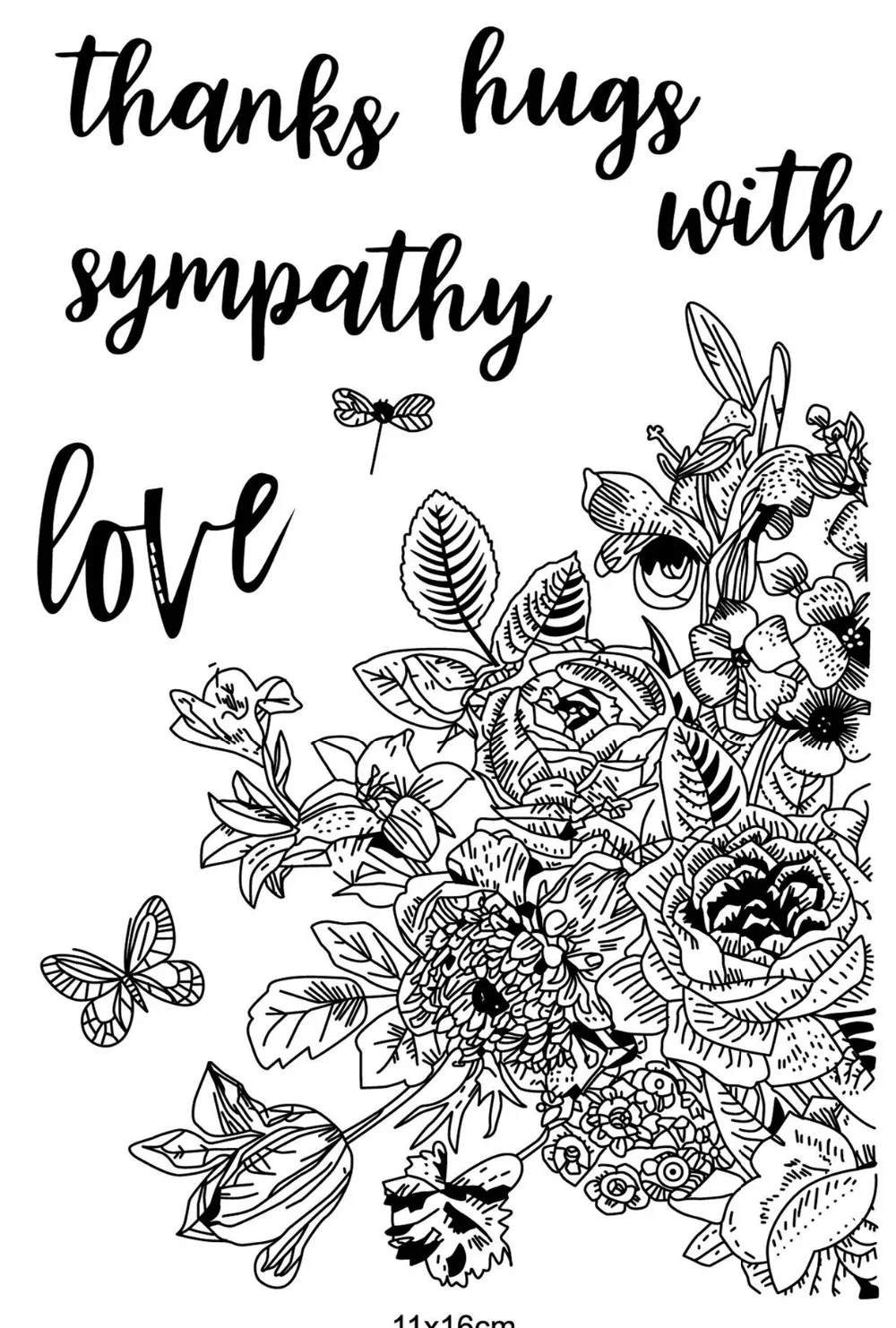 

Flower stamp Clear Stamp for Scrapbooking Transparent Silicone Rubber DIY Photo Album Decor R10