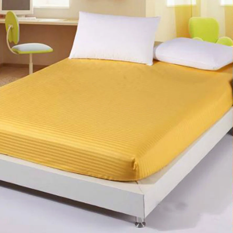 Bed fitted Sheets 7% satin cotton white bed sheet,Single/Twin ...
