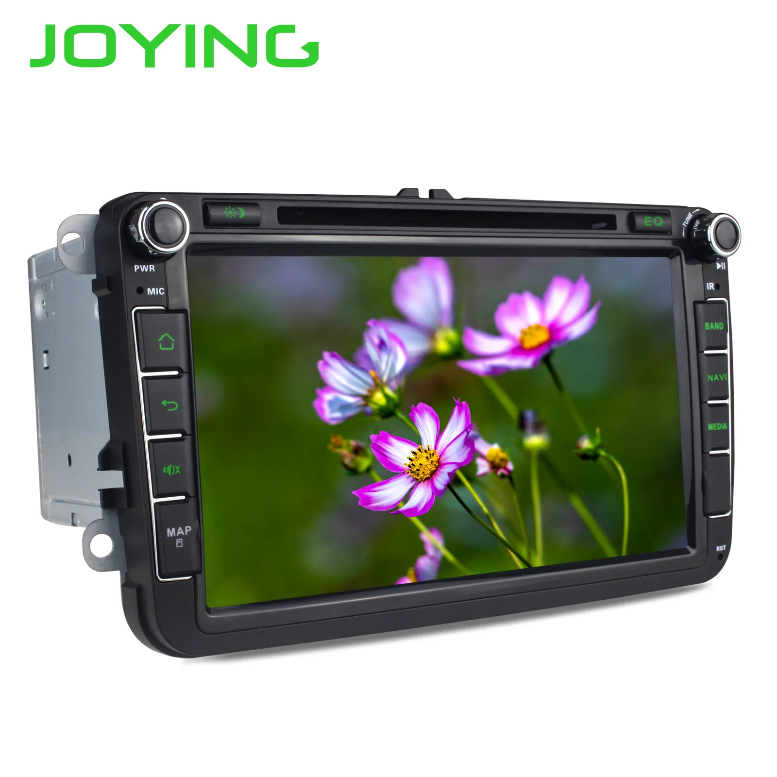Discount JOYING Android 8.1 car radio player 2 din autoradio support 4G Octa Core 4GB+64GB for Volkswagen/Seat/Skoda DSP free camera 5
