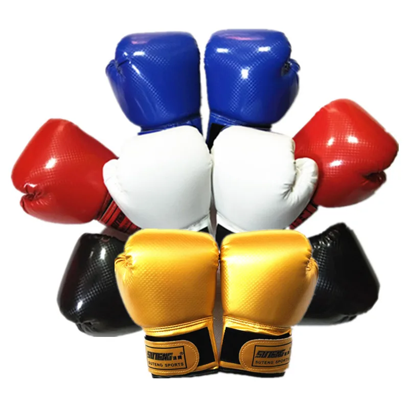 

6-8 Years Girls Boys Kids Boxing Gloves Muay Thai MMA Fun Playing Martial Arts Mitts Taekwondo Fight Training Gear 2019 DEO