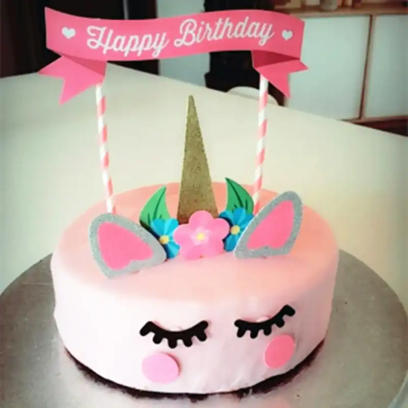 1 Juego De Unicornio Para Fiestas Banderas Para Pastel Baby Shower Nino Y Nina Decoraciones Para Fiesta De Cumpleanos Decoracion De Pasteles Para Ninos Decoraciones Diy De Fiestas Aliexpress