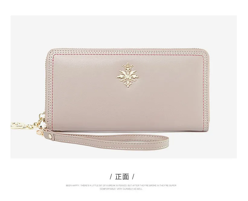 

18 new fashion tide soft leather women's wallet simple temperament women's casual TRO19010501 190414 jia