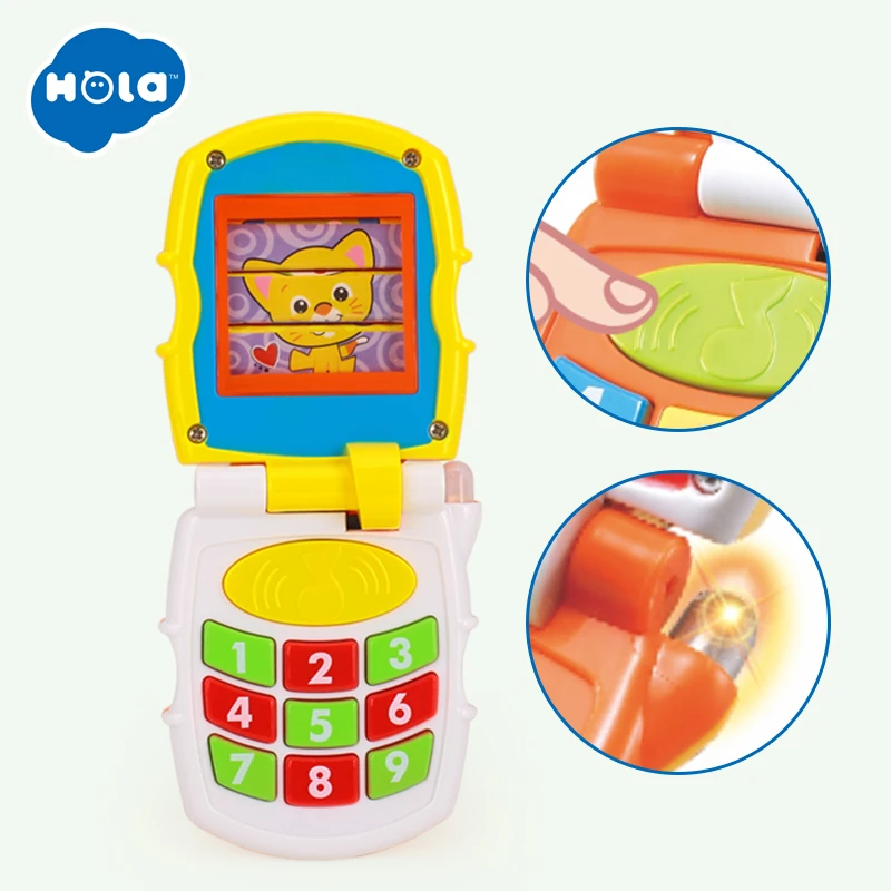 Free Shipping Huile Toys 766 Mobile with Music/Light puzzle learning baby toys