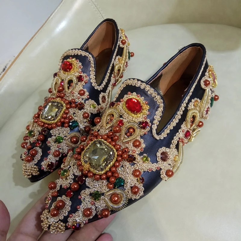 As Cuero Superficial Zapatos Punta as Otoño Casual Nuevo Marea Diseñador Pisos Primavera Lazy Estrecha Mocasines Retro Pics 2018 Flats Mujer Pics wqvxxXTt