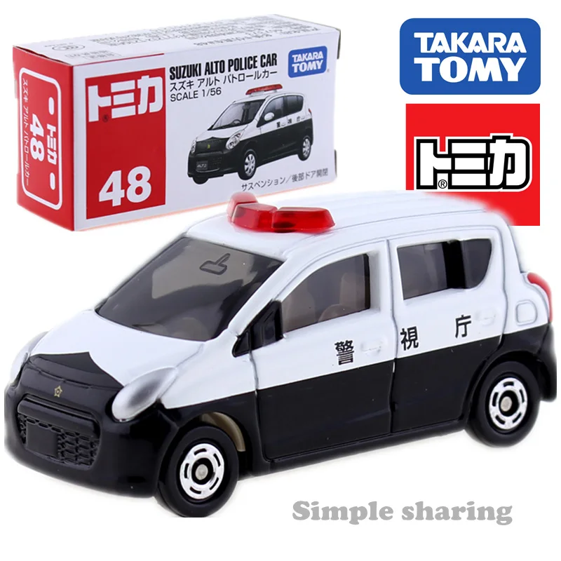 Tomica Suzuki Alto полицейский автомобиль 1:56 № 48 Япония Такара томия Авто игрушка литье