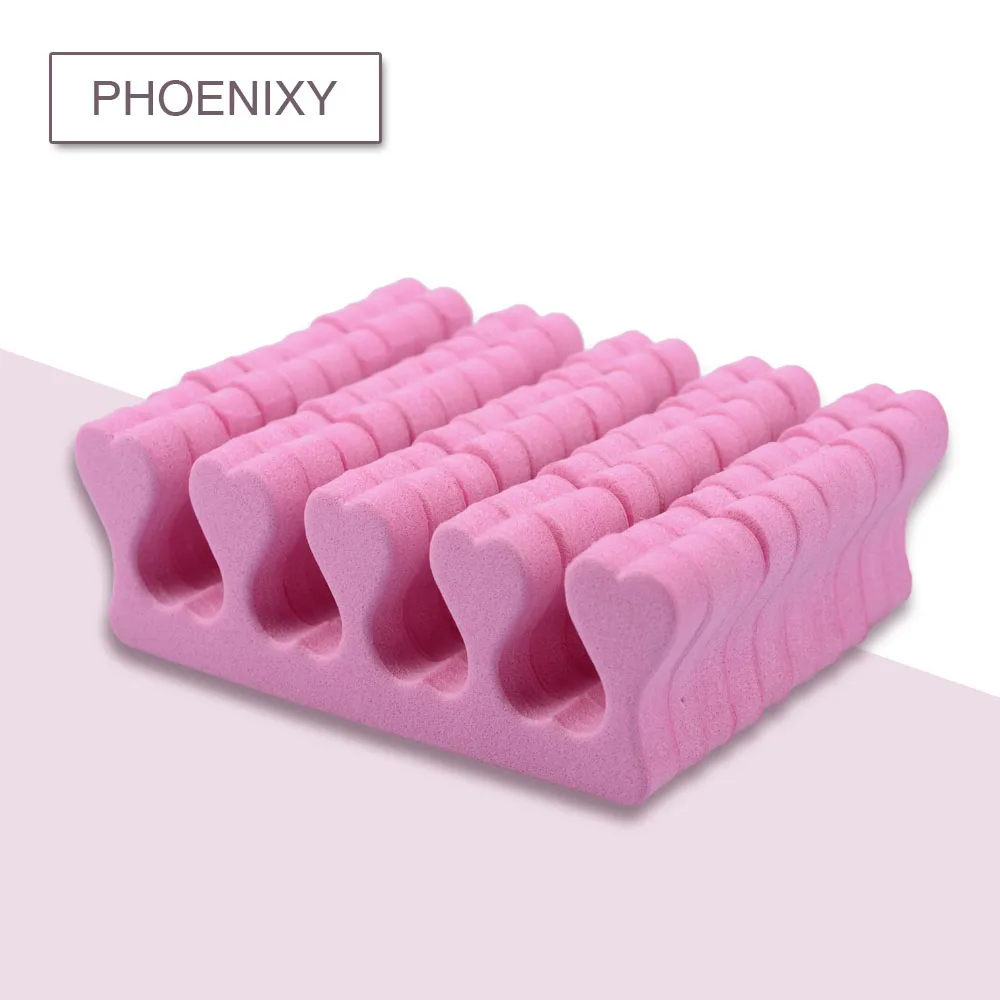 

50pcs Toe Separators Finger Foot Sponge Soft Gel UV Tools Salon Polish Manicure Pedicure Nail Art Tools Random Colors