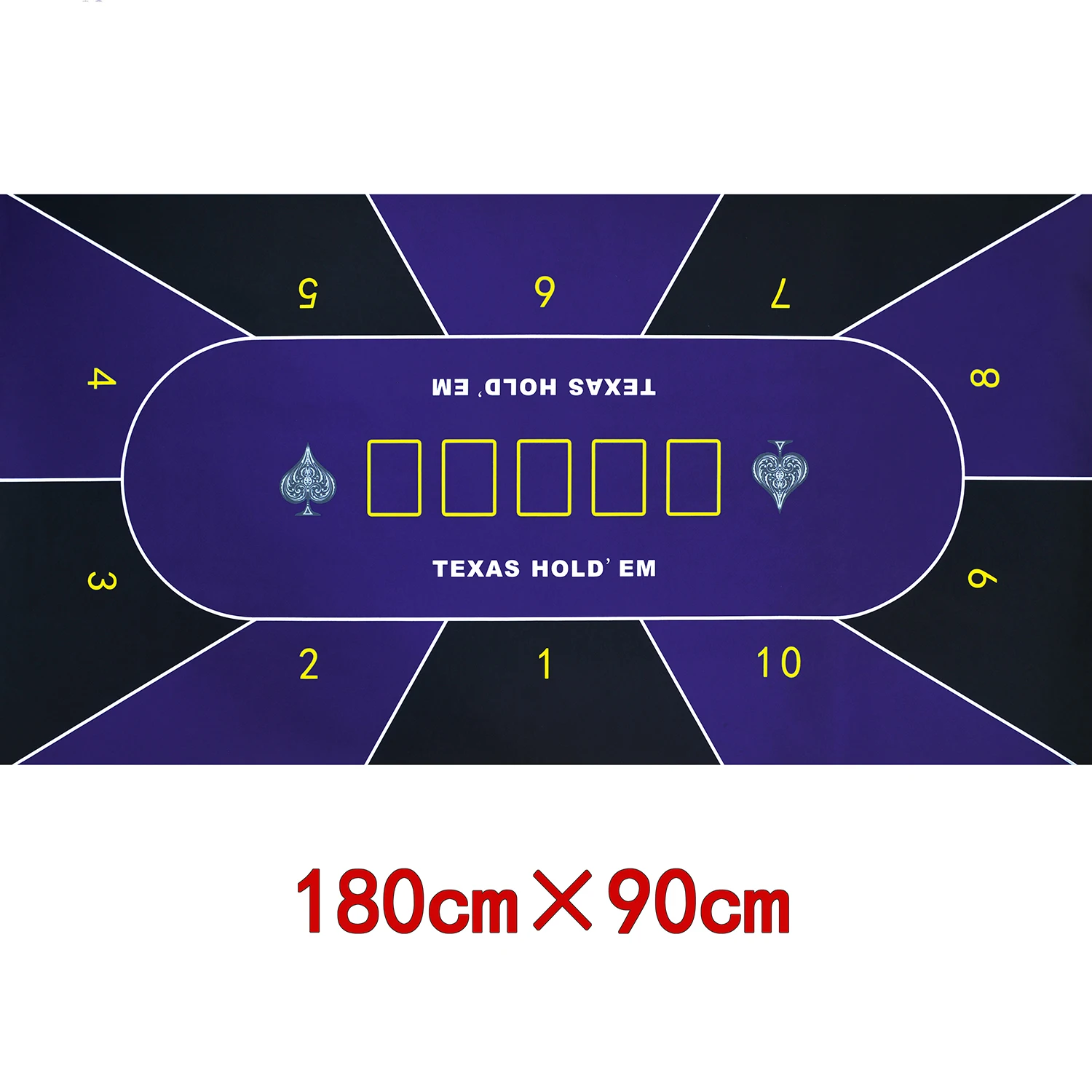 90*180 см 10 игроков техасский холдем покер скатерть фиолетовый и черный цвет покерный коврик большой покер макеты