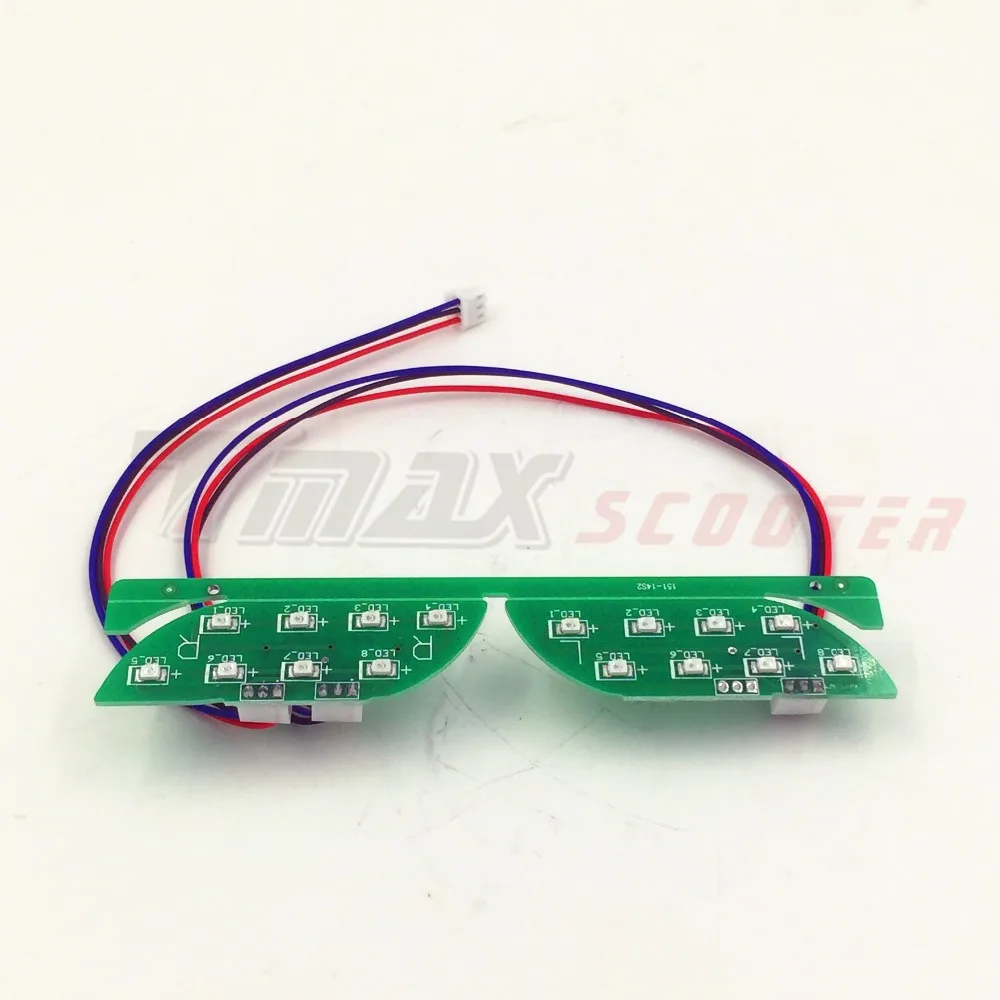 

2pcs High Quality Smart Scooter Turning Lights 6.5/8/10inch Hoverboard Turn Signal Lamp 2 Wheel Self Balancing Scooters Parts