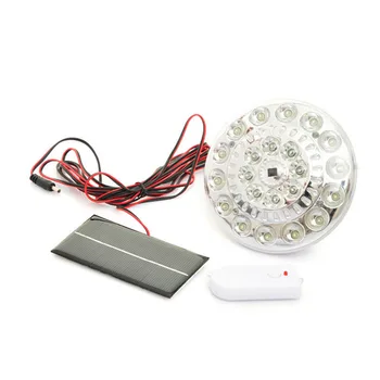 

22 LED Solar Lights Remote Control with Hook Portable Outdoor Solar Lamp Garden Camp Emergency Lighting Chandelier MDJ998