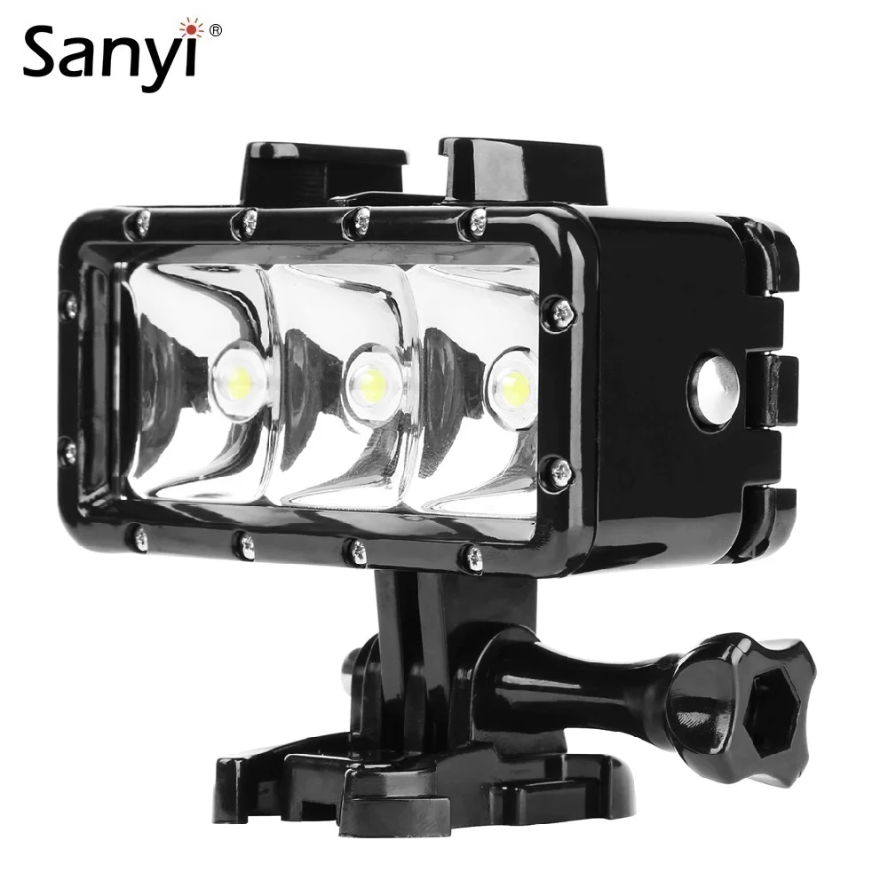 300LM Scuba Diving Flashlight 3 LEDs Photography Video Flashlights Underwater 40M Tactical Torch USB Charging Shooting Light | Освещение